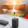 Mini DLP 3D Projector, Portable HD LED WiFi Projector Batter... - Image 6