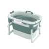 MERISHOPP®Bathroom Tub Large Soft Soaking Standing Bath Tub ... - Image 7