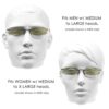 proSPORT 2 Pairs Reading Sunglasses +3.00 Smoke White & Brow... - Image 4