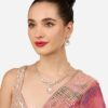 ZAVERI PEARLS Gold Tone Dazzling Stones Austrian Diamonds Em... - Image 7