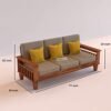 Mamta Furniture Wooden Solid Sheesham Wood 3 Seater Sofa Set... - Image 3