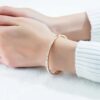 Shining Diva Fashion Latest Stylish Stainless Steel Bangle G... - Image 7