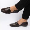 FAUSTO FST FOSME-2040 BROWN-43 Men\'s Brown Laser Cut Side O... - Image 3