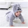 BRANDONN Unisex Baby Flannel Jumpsuit Panda Style Cosplay Cl... - Image 3