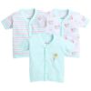 BUMZEE Green & White Girls Half Sleeves Jablas Pack of 3 Age... - Image 2