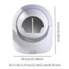 CALANDIS Automatic Cat Litter Box Self Cleaning Odor Remova... - Image 7