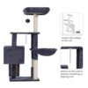 Heybly Cat Tree with Cat Self Groomer Brush, Cat Tower Condo... - Image 6