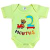 Cute Pals Monthly Milestone 2 Month Birthday Baby Romper Dre... - Image 2