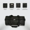 Cranique Duffle Gym Bag with Shoe Compartment & Yoga Mat Hol... - Image 7