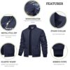 MIA FASHION Mens Jackets for Winter, Lightweight Bomber Jack... - Image 5