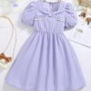 Charming Baby Girls Frock Dress Cream Knee Length Full Sleev... - Image 3