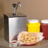 ATORSE® Sauce Dispenser Pump 4L Portable Stainless Steel for... - Image 7