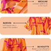 Leriya Fashion Midi Dress for Women Orange - Image 6