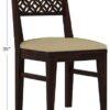 AADITYA WOODS Solid Sheesham Wood 4 Seater Dining Table with... - Image 4