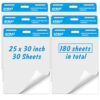 AFMAT Sticky Easel Pads, 6 Pads, Chart Paper for Teachers, L... - Image 2