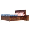 Royal Finish Nivora Solid Wood King Size Bed with Storage - ... - Image 9