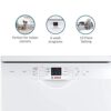Bosch 13 Place Settings, Free Standing Dishwasher (SMS66GW01... - Image 7