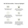 Origin De humidifiers Novita Dehumidifier ND 328 - Image 3