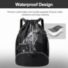 Leosportz Sports Drawstring Bag Backpack for Men Women - Bas... - Image 7