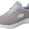 Skechers Womens Summits - 896220id Gray/Light Blue Casual Sh... - Image 2