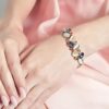 Shining Diva Fashion Latest Stylish Rose Gold Austrian Cryst... - Image 3