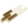 BRUSH HOUSE Brass Copper Wire Brush with Wooden Handle for R... - Image 2