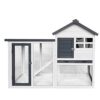 BIRASIL 48''L Rabbit Hutch Indoor Outdoor Bunny Cage Rabbit ... - Image 2