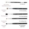 Veoni BELLE Pro Makeup brush combo set of 12 for professiona... - Image 3