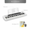 Casio CT-S200 Casiotone 61-Key Portable Keyboard (White) - Image 3