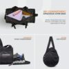 Cranique Duffle Gym Bag with Shoe Compartment & Yoga Mat Hol... - Image 5