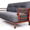 Vivek Wood Wooden 5 Seater Sofa Set for Living Room | 3+1+1 ... - Image 4