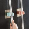 wolpin Mop Holder Self Adhesive Hooks, Steel And Metal Shelv... - Image 3