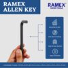 RAMEX Allen Key Set, Allen Key Set Tools Kit, 9pc Hex Allen ... - Image 3