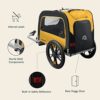 Retrospec Rover Hauler Pet Bike Trailer - Small & Medium Siz... - Image 7