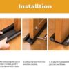 XML Door Bottom Sealing Strip Guard Long Size (Pack of 4) St... - Image 5