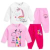 Kuchipoo Baby Girl Regular Fit Cotton Printed T-Shirts and P... - Image 2