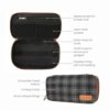 Hamelin Oslo Tech Organiser | Slate Gray, Tweed Fabric | All... - Image 4