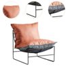 Velura Single Sofa Fashion Accent Chair for Home Decoration ... - Image 9