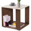 ABOUT SPACE Wooden Center Table, End Sofa Side Table, Bedsid... - Image 2