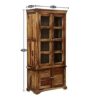 PIPERCRAFTS Liza Book Case, Display Shelf Sheesam Book Shelf... - Image 4