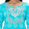 Amayra Women\'s Cotton Embroidered Straight Kurta with Palaz... - Image 8