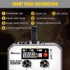 SSIMDER MIG Welder 140A 2 in 1 Flux Core Welder/Stick 110V 2... - Image 7