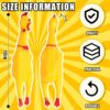 32 Pcs 12 Inches Rubber Chicken Dog Toy Yellow Squeeze Screa... - Image 5