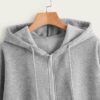 fabitto Casual Solid Full Sleeves Women Stylish Hooded Neck ... - Image 3