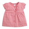 Hopscotch Baby Girls Knee Length Cotton Checkered Casual Dre... - Image 2