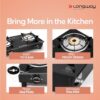 Longway Furn Glass Top, 2 Burner Manual Ignition Glass Gas S... - Image 8