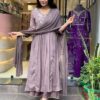 ANNI DESIGNER Women\'s Rayon Blend A-Line Embroidered Kurta ... - Image 6
