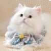 PSK PET MART Nylon Cute Bowtie Cat Dog Collar Lace Collar Pe... - Image 8