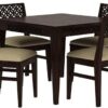 AADITYA WOODS Solid Sheesham Wood 4 Seater Dining Table with... - Image 8