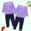 LuvLap Baby Girls Pack of 3 Full Sleeve Top & Pyjama Set 100... - Image 3